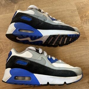 Nike Air Max - Blue, black Gray, and white - little Boys size 13